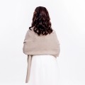 bridal stole ciemny beż szal.jpg