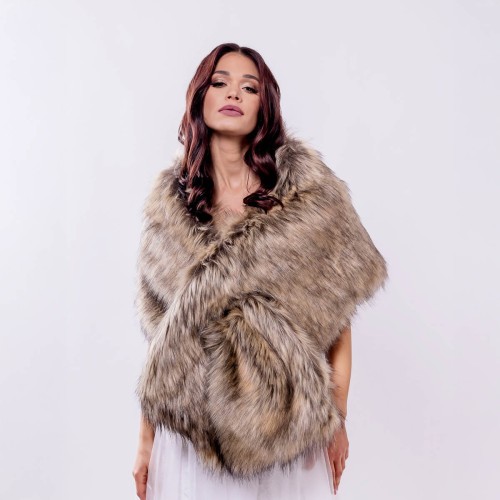 BRIDAL STOLE FUTRO ŚLUBNE OKRYCIE ŚLUBNE NARZUTKA SZAL.jpg