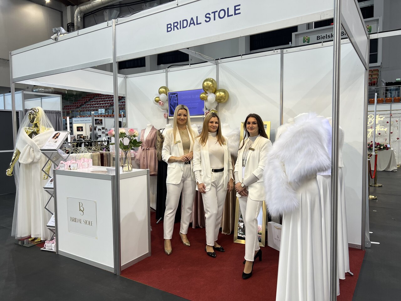 Bridalstole etole, bolerka szale, futerka ślubne